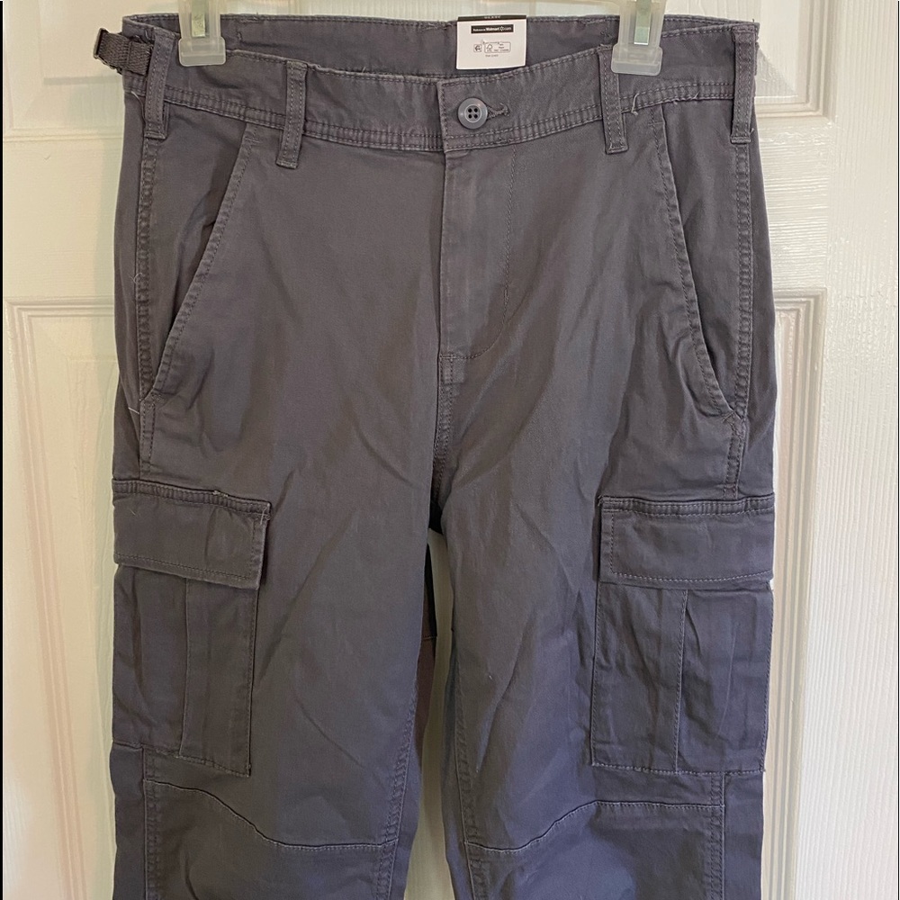 Grey cargo pants
